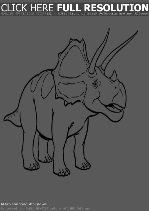 triceratops de dino tren